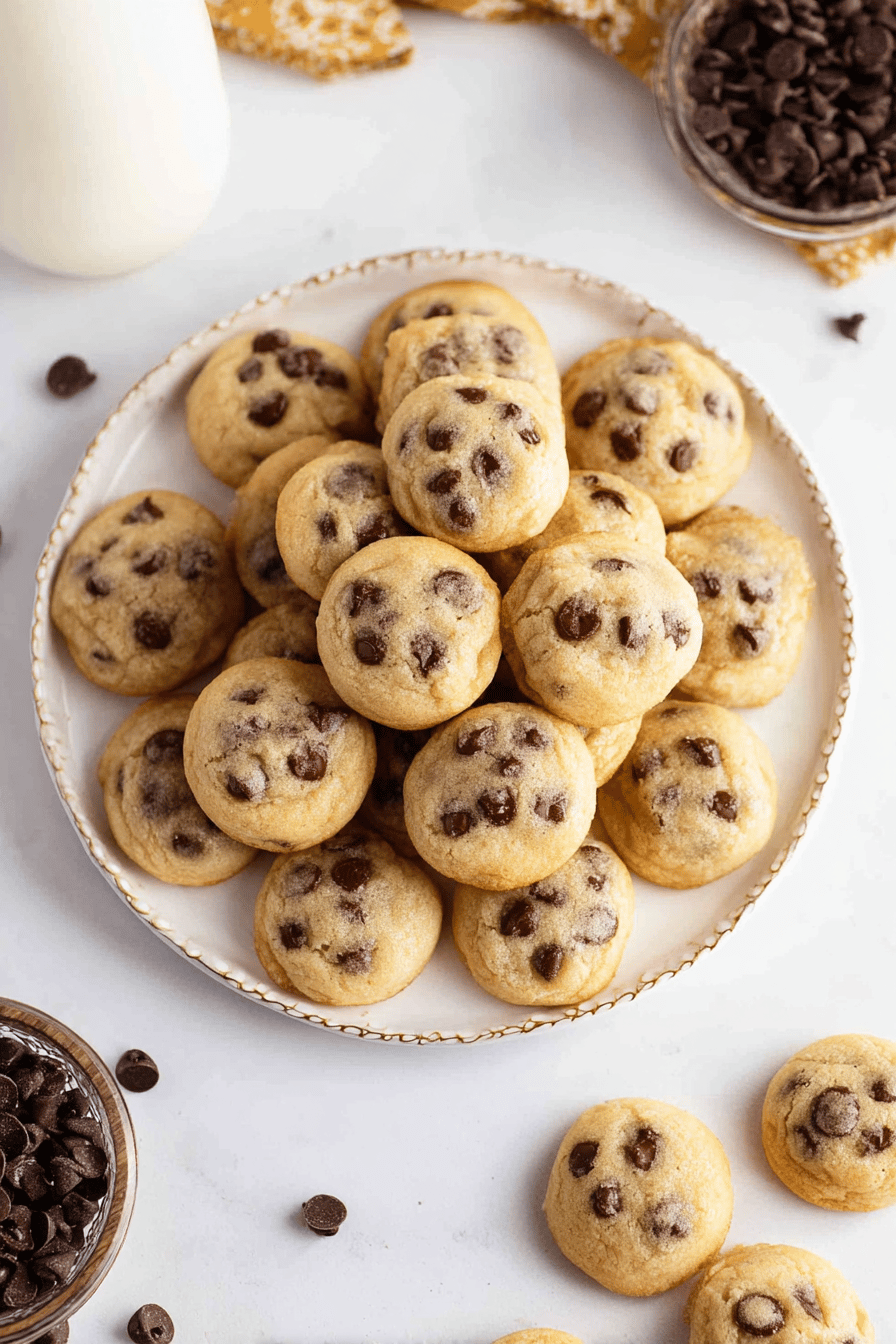 Bite-Sized Chocolate Chip Cookie Delights