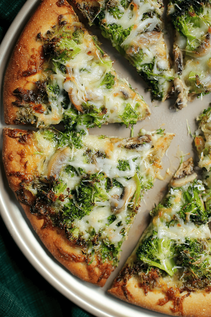 Broccoli Arugula Veggie Pizza Carnivore Approved