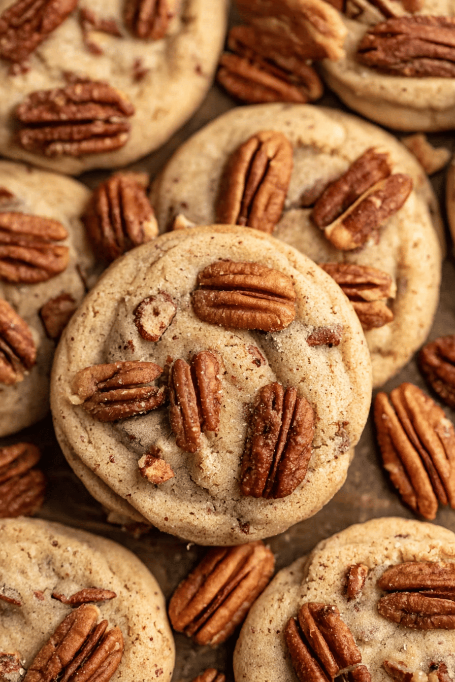 Buttery Brown Sugar Pecan Cookies