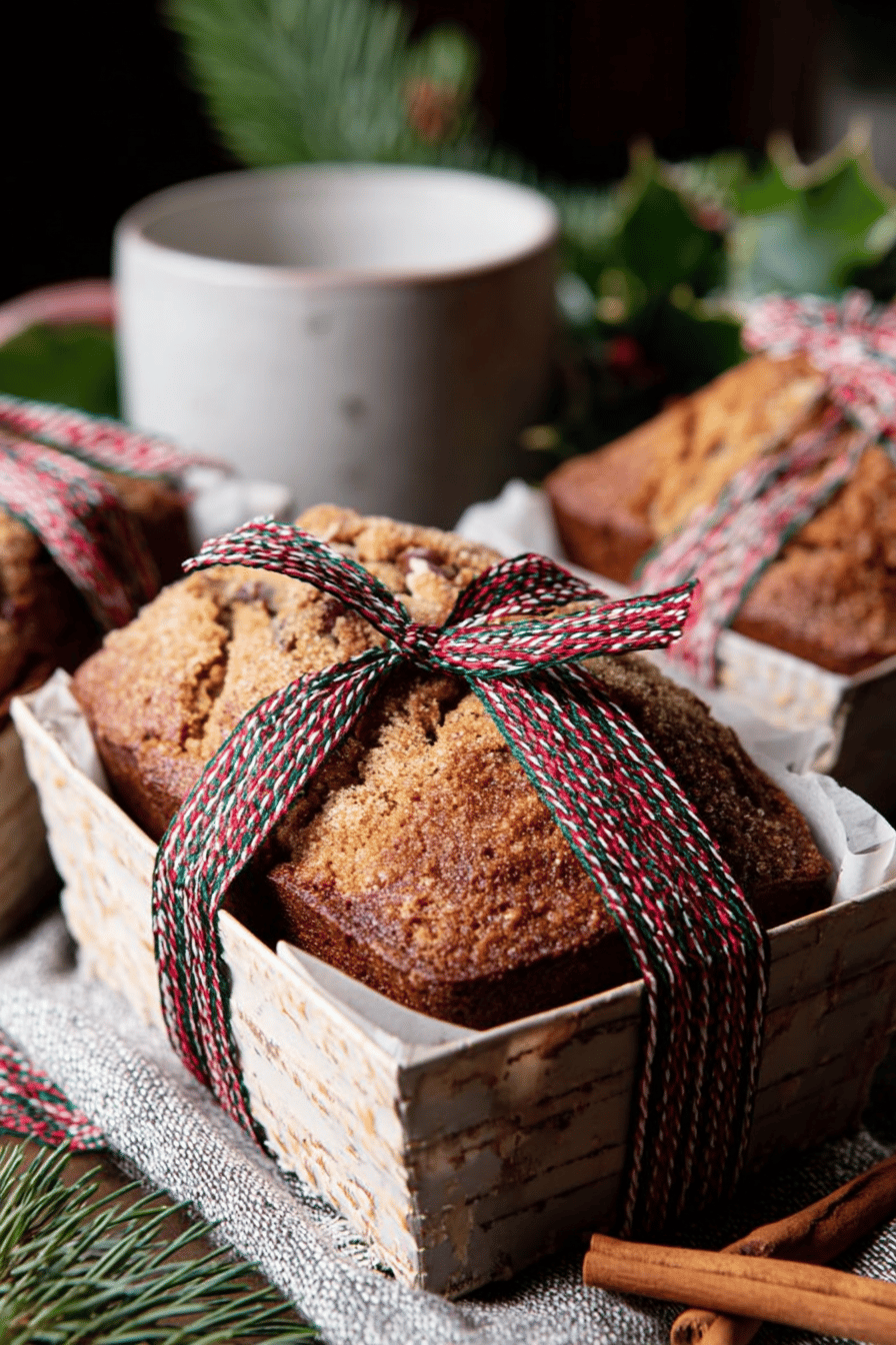 Cozy Winter Date Nut Bread with Spices