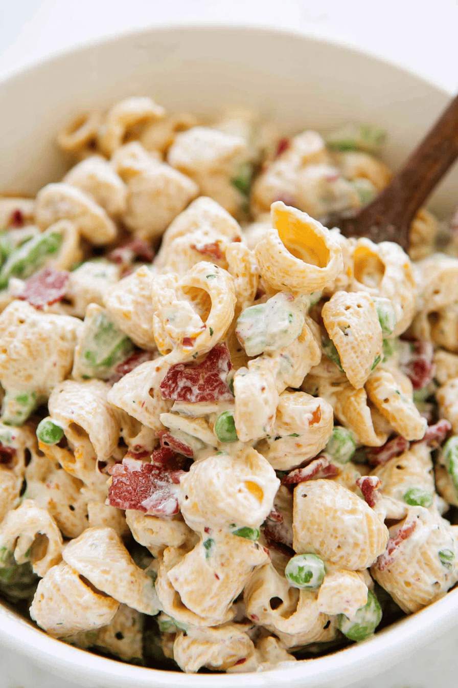 Creamy Bacon Ranch Pasta Salad Delight