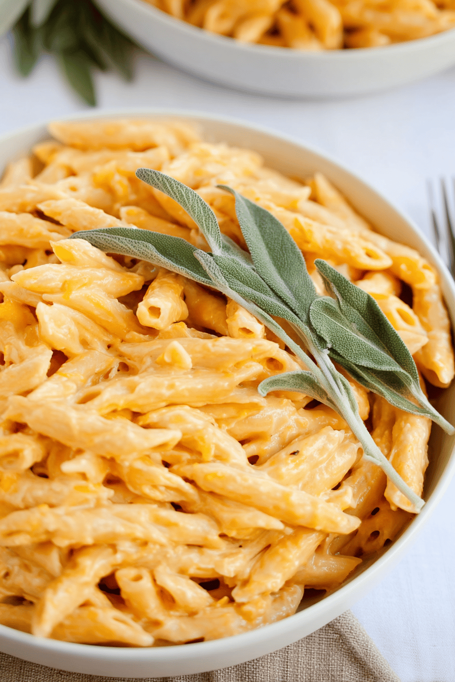 Creamy Boursin Pumpkin Pasta for Fall