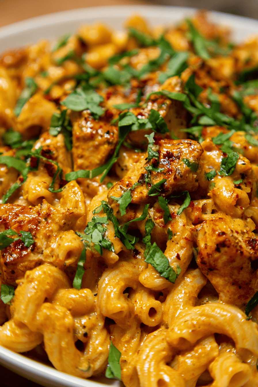 Creamy Cowboy Butter Chicken Pasta Delight