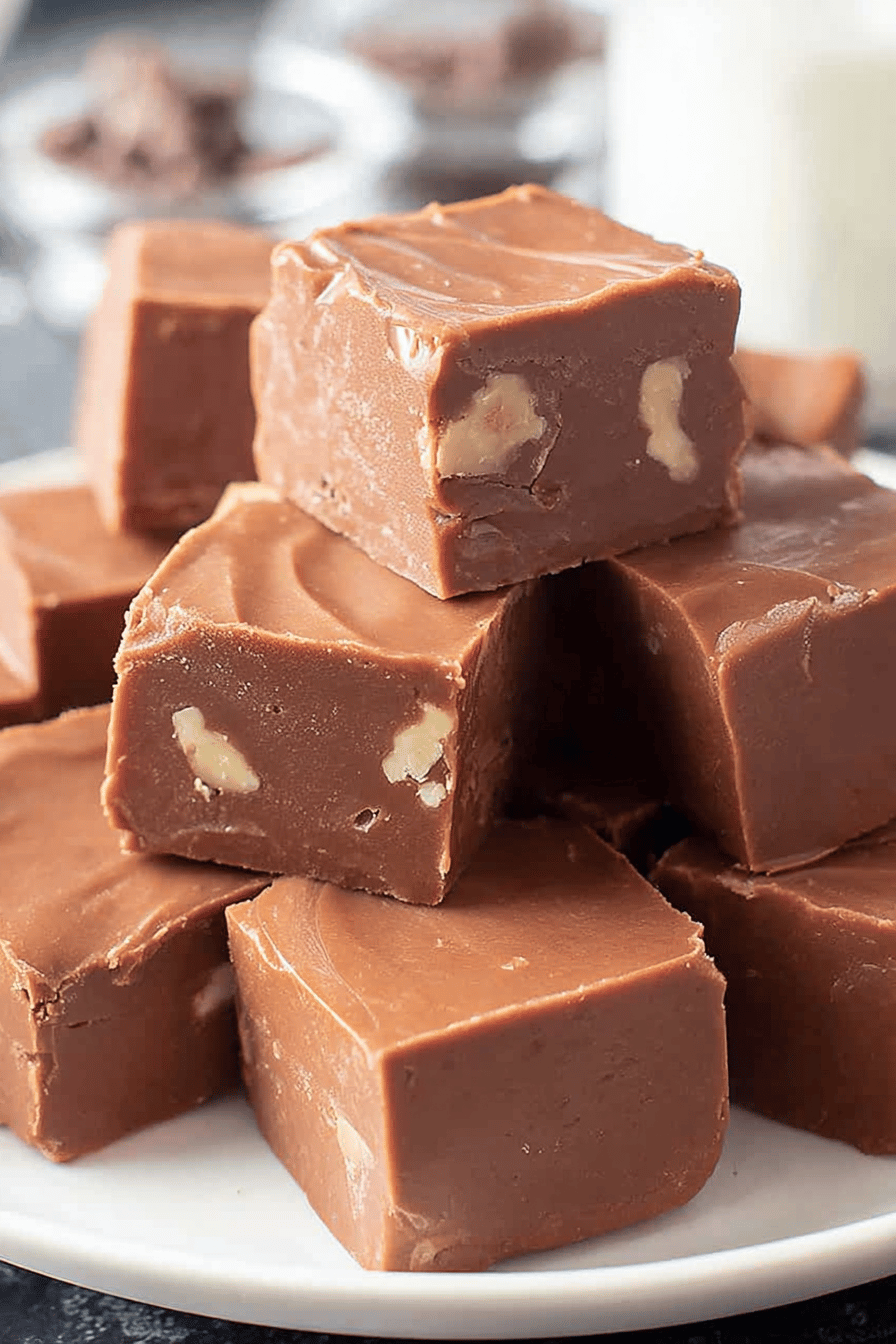 Creamy Microwave Velveeta Chocolate Fudge