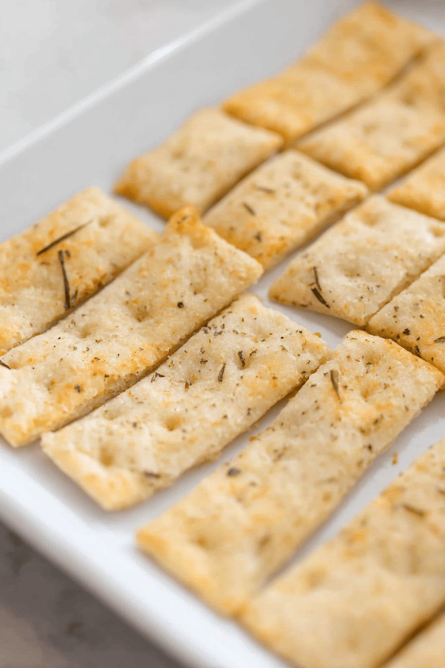 Crispy Four-Ingredient Sourdough Discard Crackers