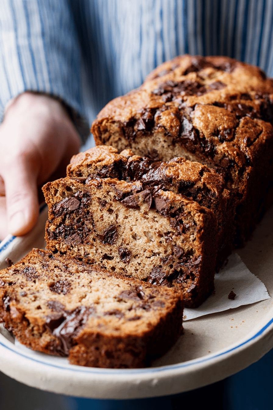 Easy Moist Chocolate Chip Banana Bread Staple