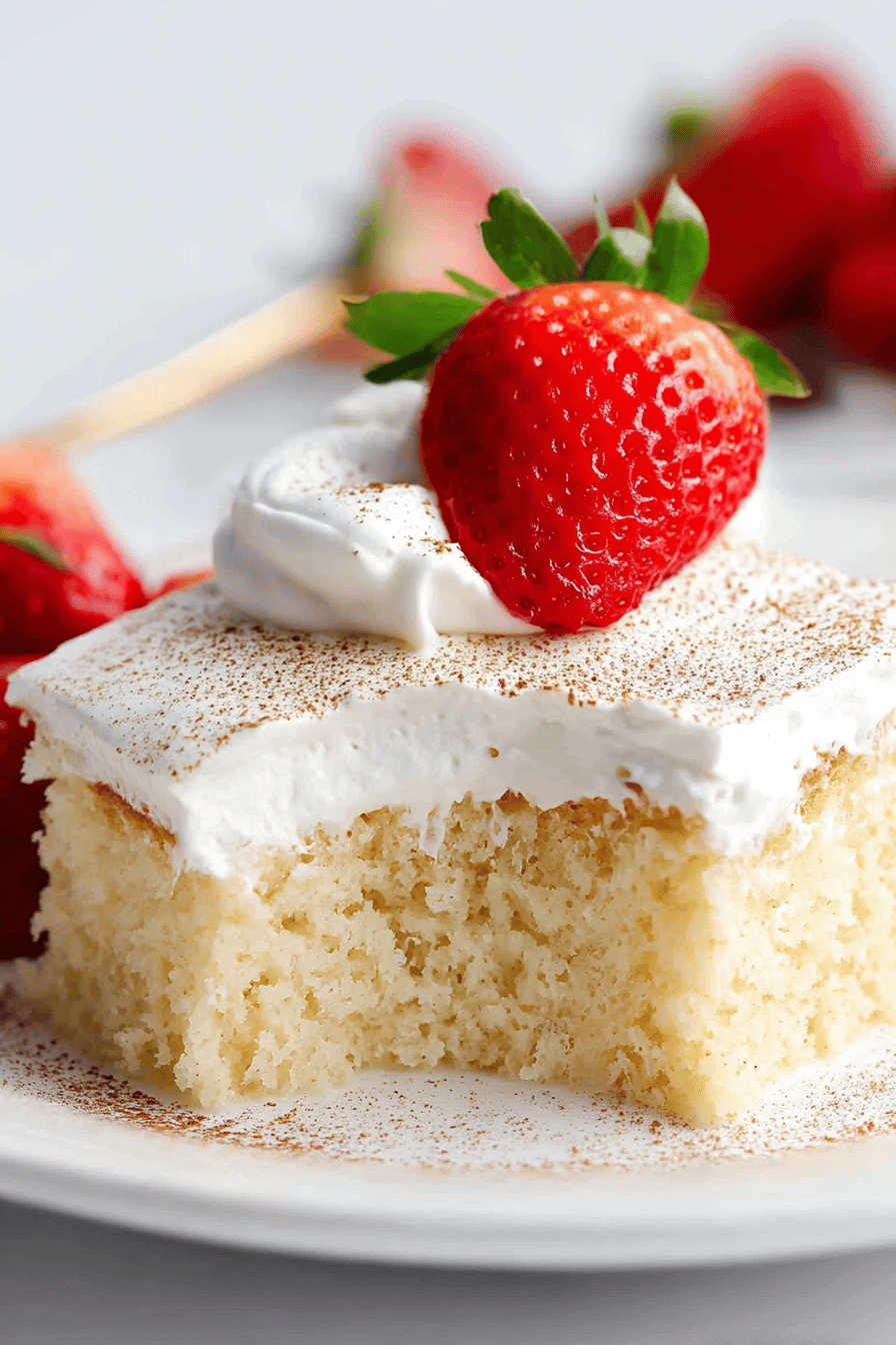 Easy Moist Tres Leches Cake Recipe