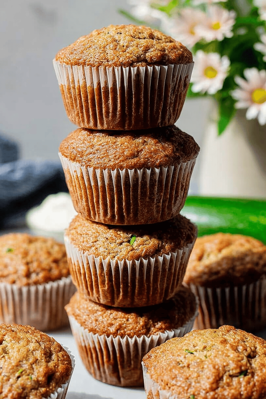 Easy One-Bowl Zucchini Bread Muffins