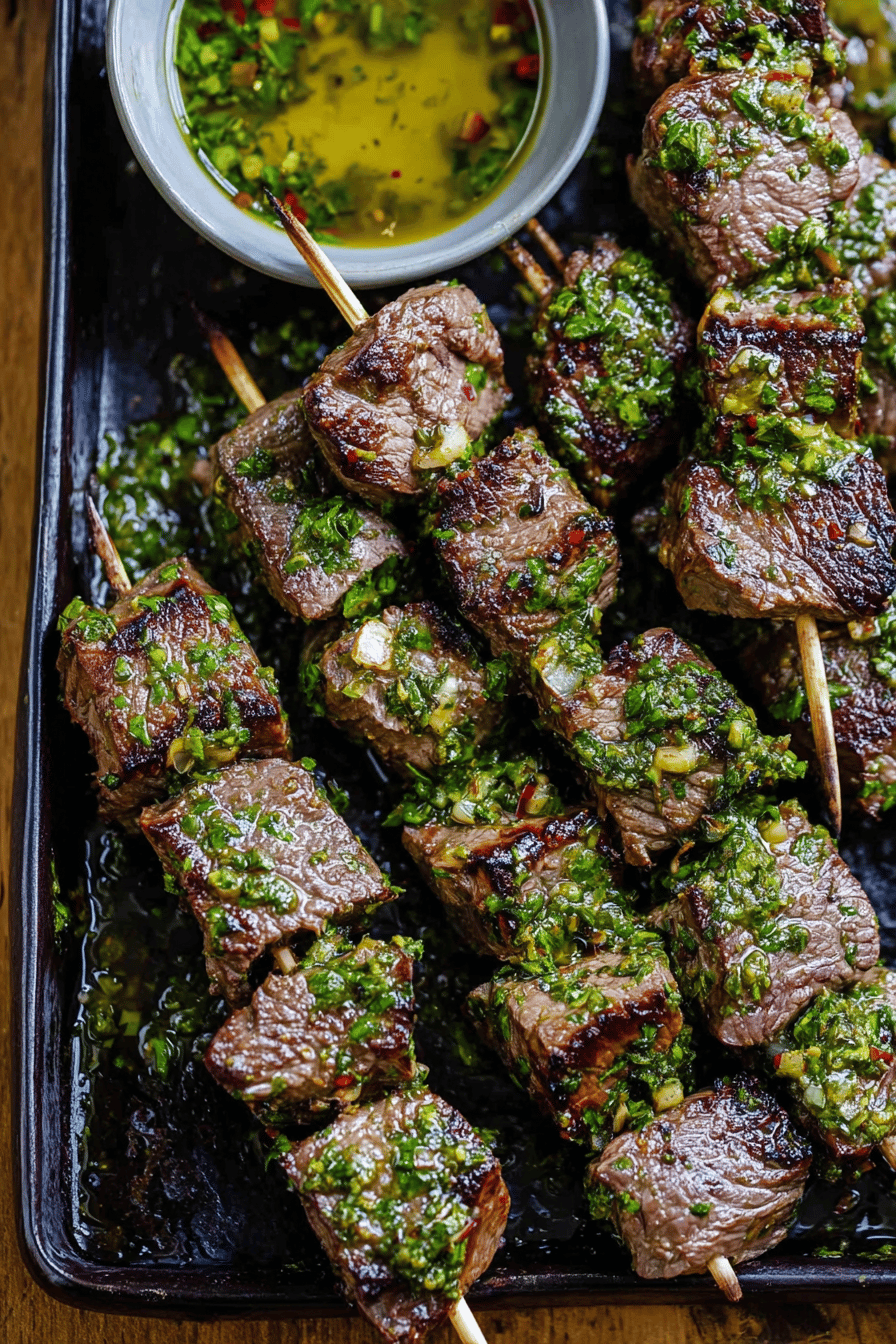 Flavorful Chimichurri Steak Skewers for Any Occasion