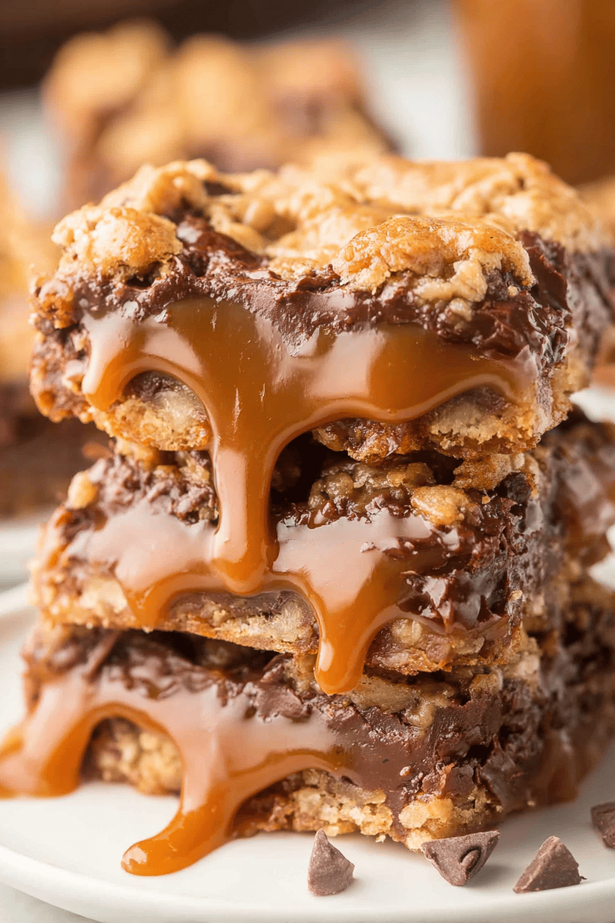 Gooey Caramel Chocolate Carmelita Bars