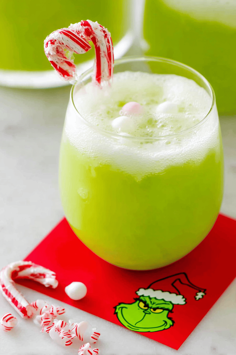 Grinch Punch Holiday Party Drink