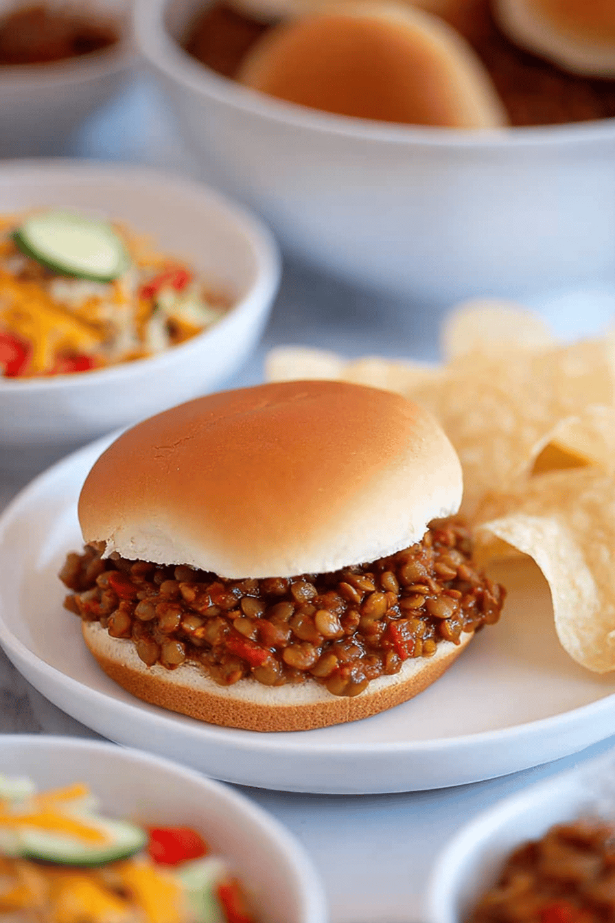Hearty Lentil Sloppy Joes for Busy Nights