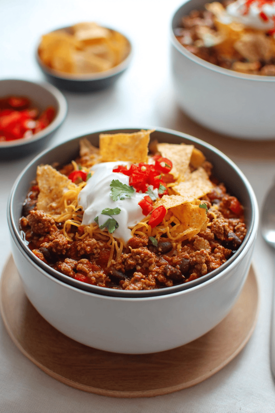 Hearty Quick Turkey Chili for Cool Days
