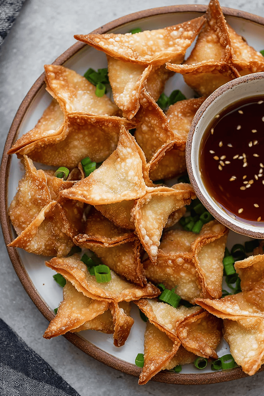 Homemade Crab Rangoon Delight