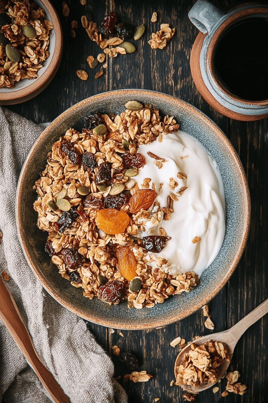 Homemade Granola for Snacks Breakfast and Gifts