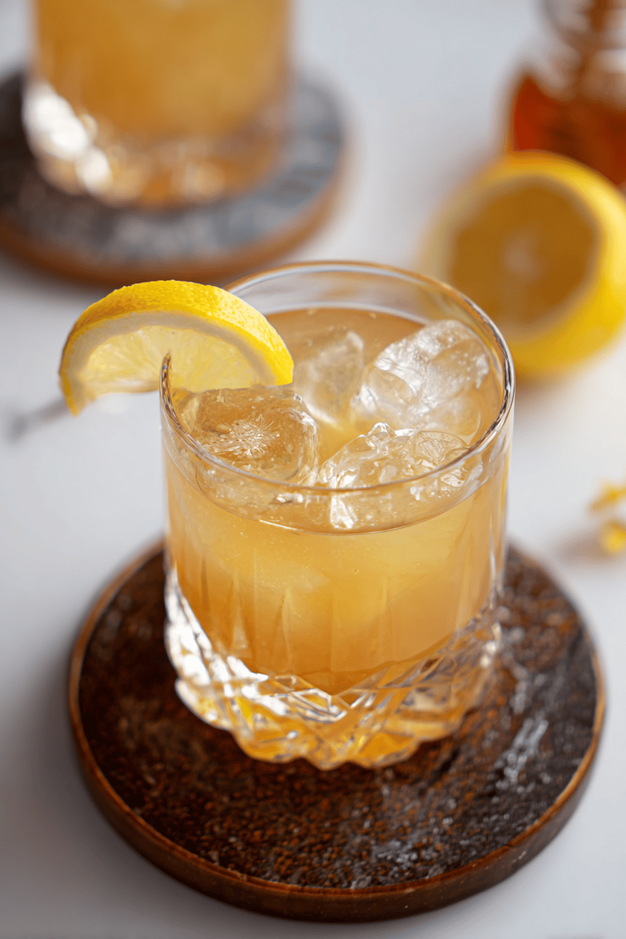 Honey Bourbon Gold Rush Cocktail Delight