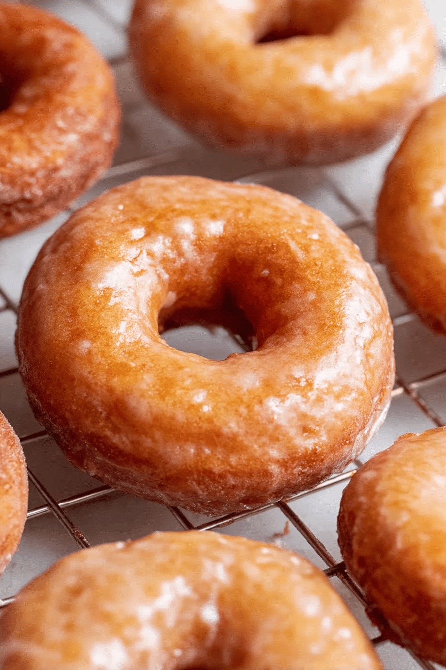 Light Vanilla Nutmeg Homemade Donuts
