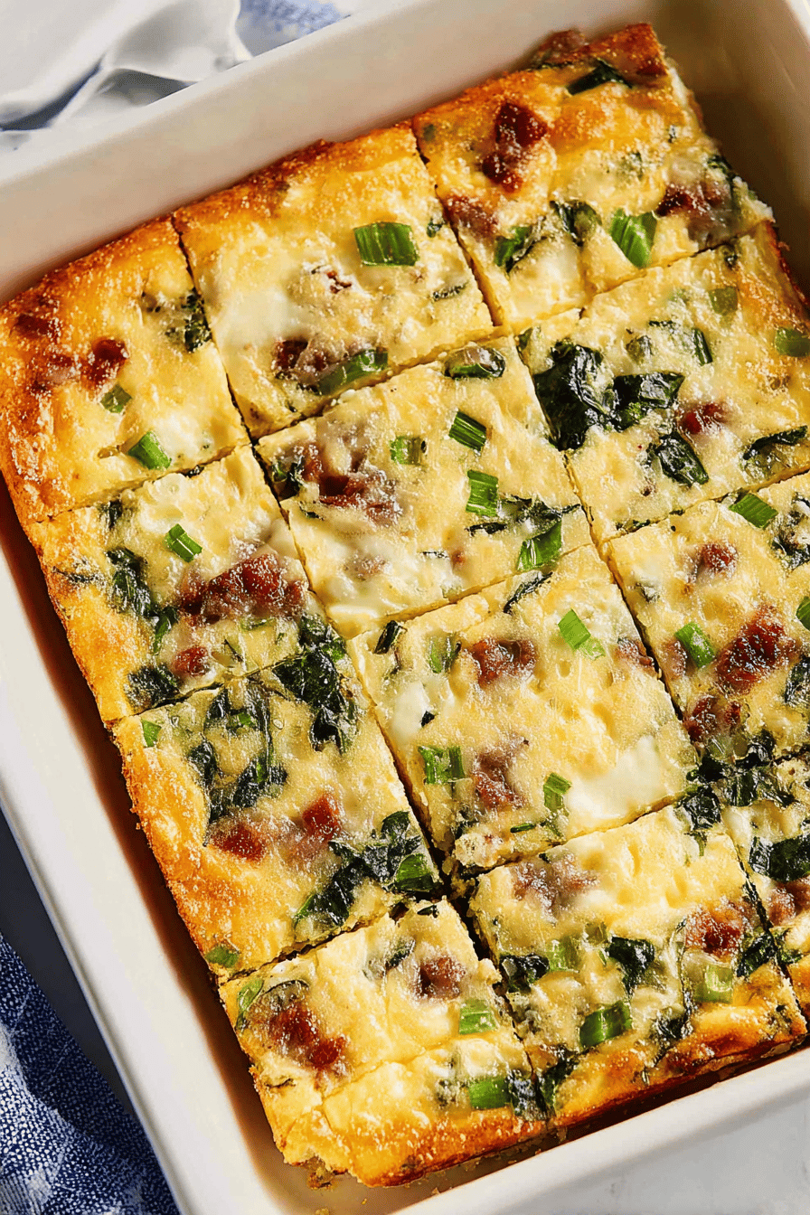 Overnight Holiday Breakfast Casserole for a Crowd