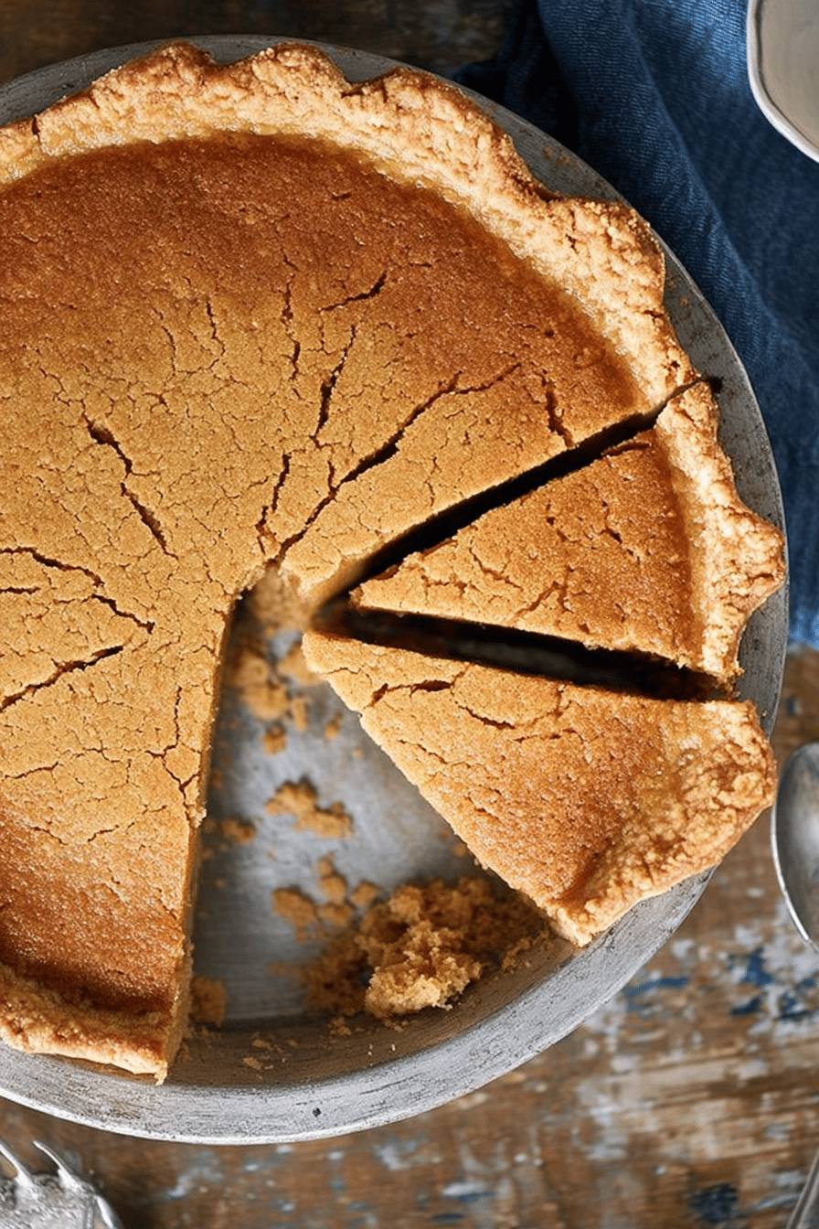 Peanut Butter Chess Pie Delight