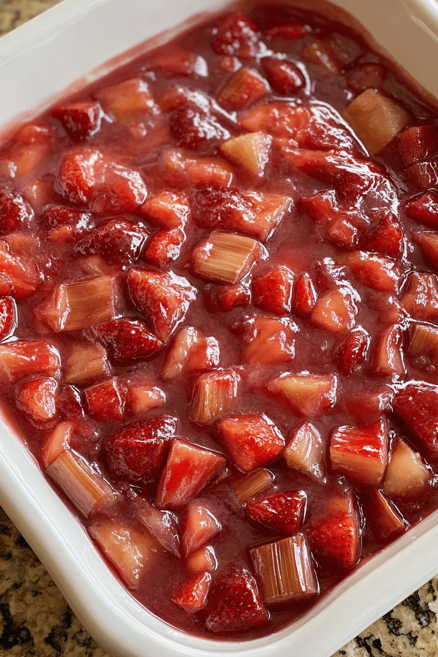 Perfect Strawberry Rhubarb Pie Filling Recipe