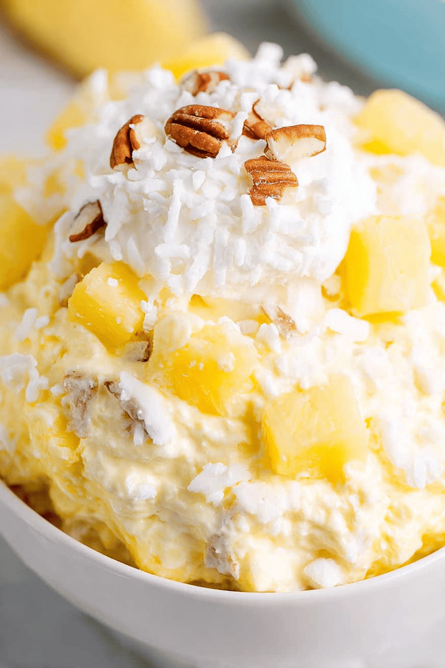 Pineapple Fluff No-Bake Dessert Delight