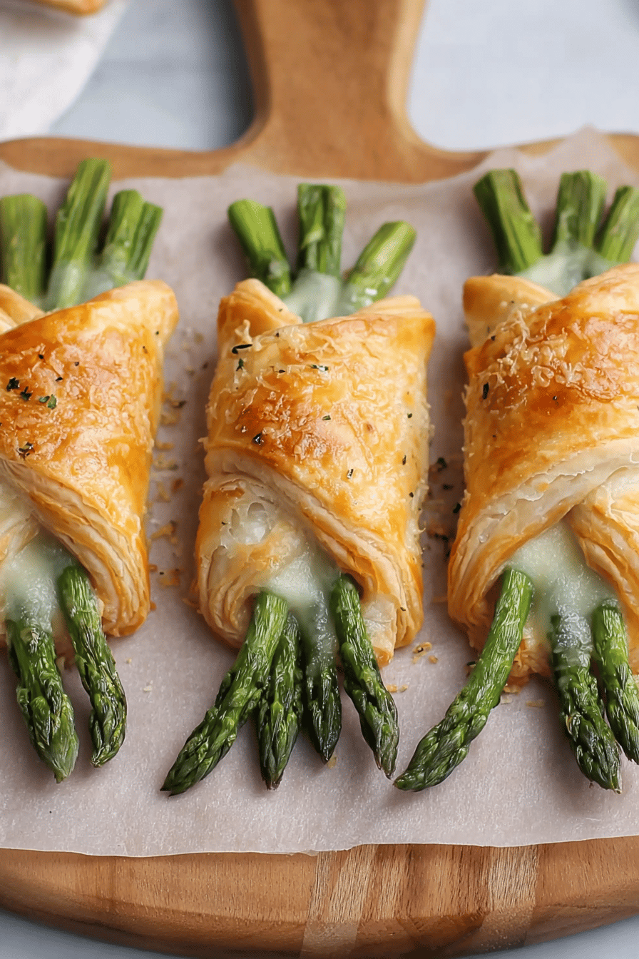 Prosciutto Asparagus Puff Pastry Delights
