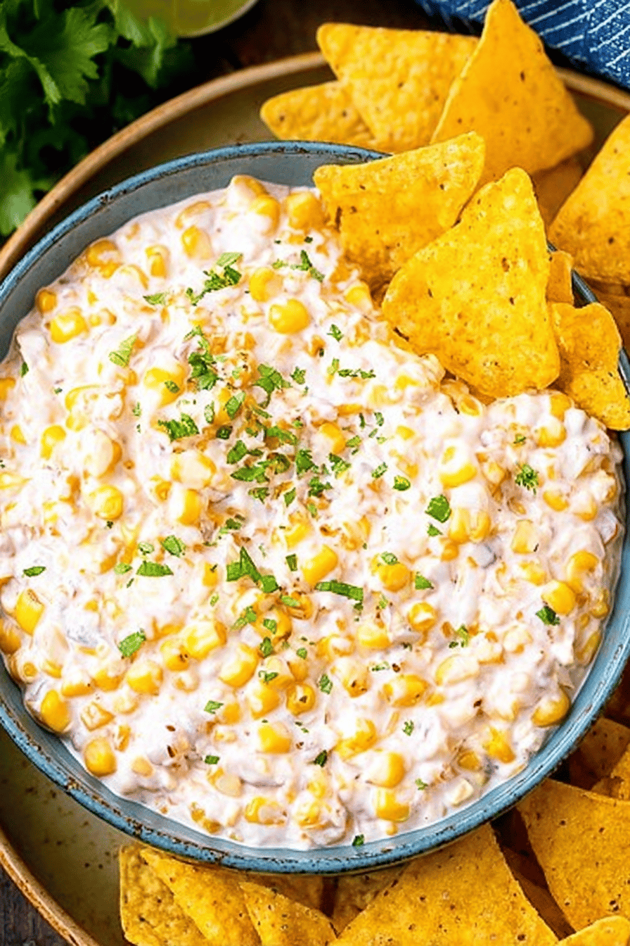 Quick 5-Minute Party Corn Dip