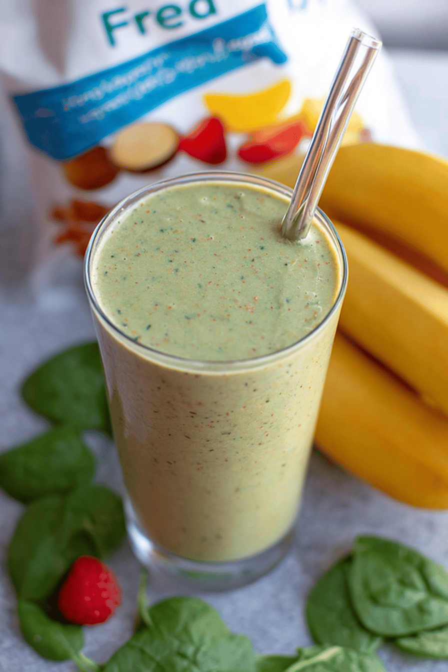 Quick Spinach and Fruit Smoothie for Busy Mornings
