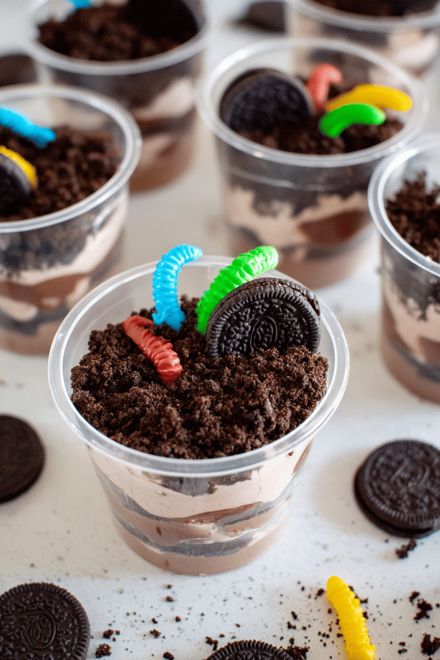 Quick and Easy No-Bake Dirt Pudding Cups