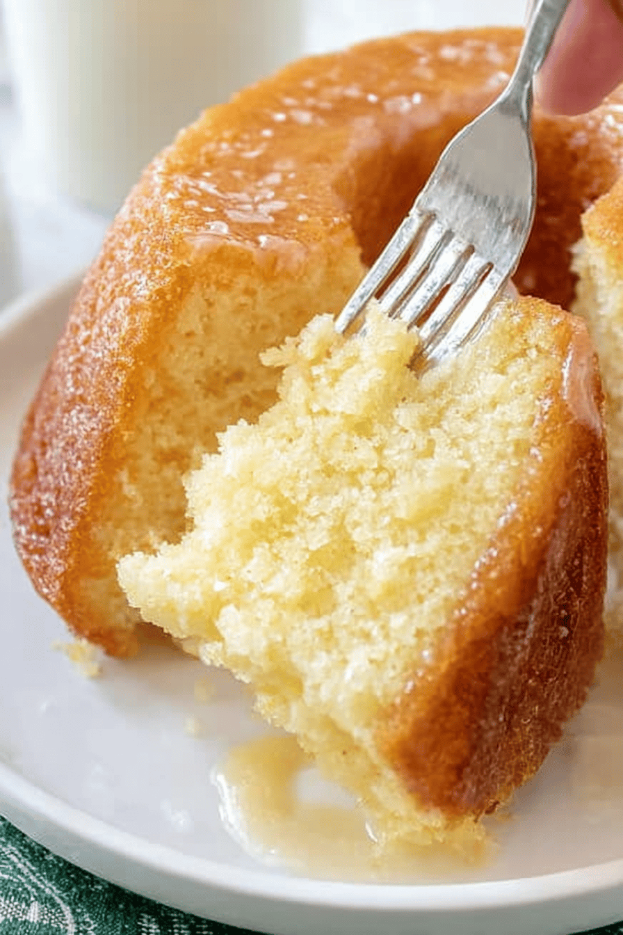 Southern Butter Rum Cake Delight