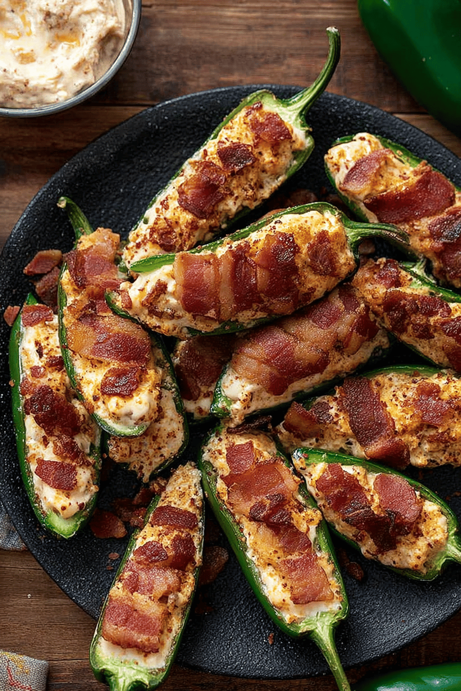 Spicy Cowboy Bacon Jalapeño Poppers
