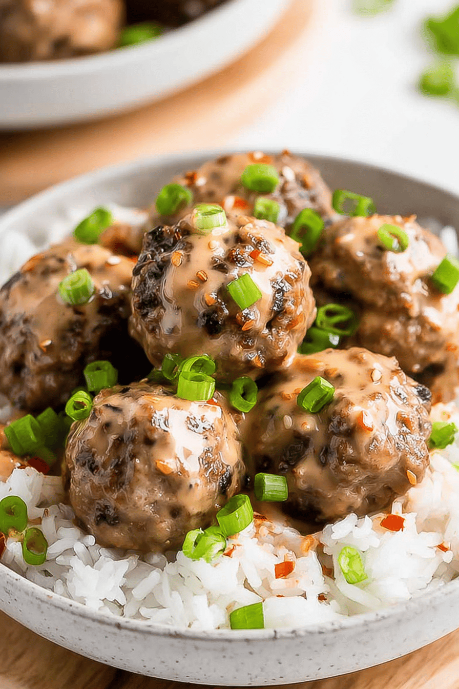 Spicy Honey-Ginger Firecracker Meatballs