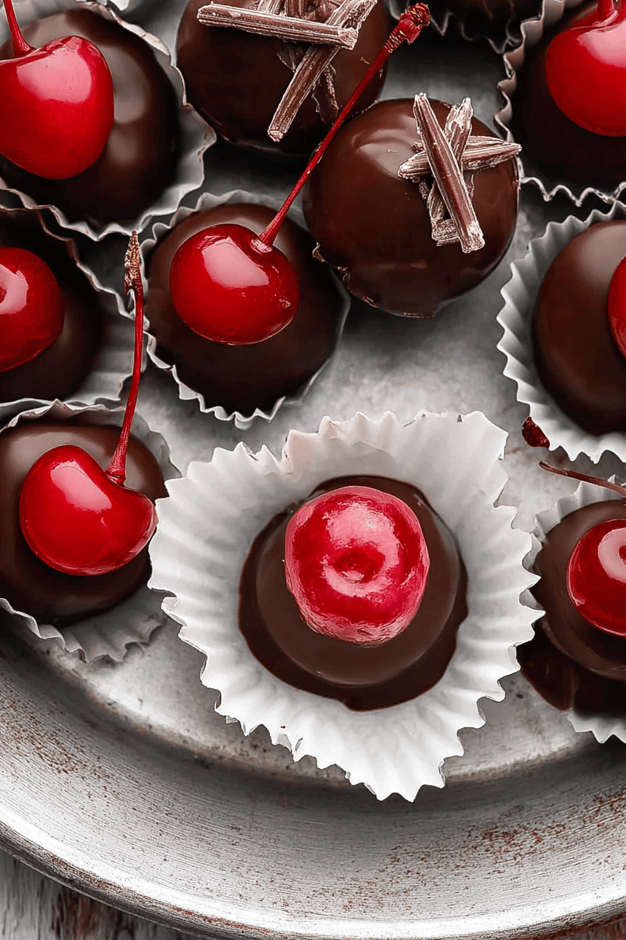 Sweet Cherry Chocolate Cordial Delights