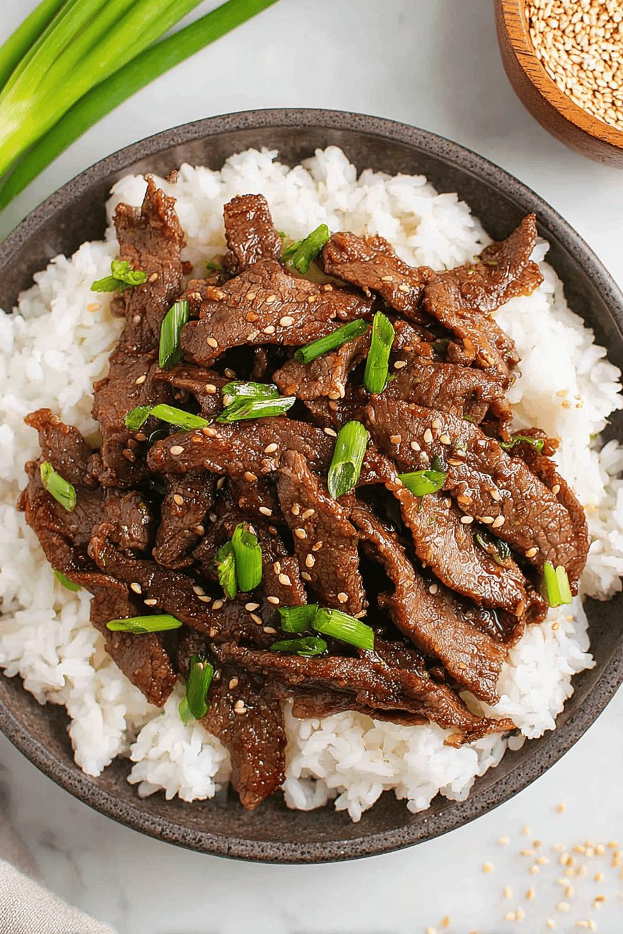 Sweet Savory Korean Beef Bulgogi Strips