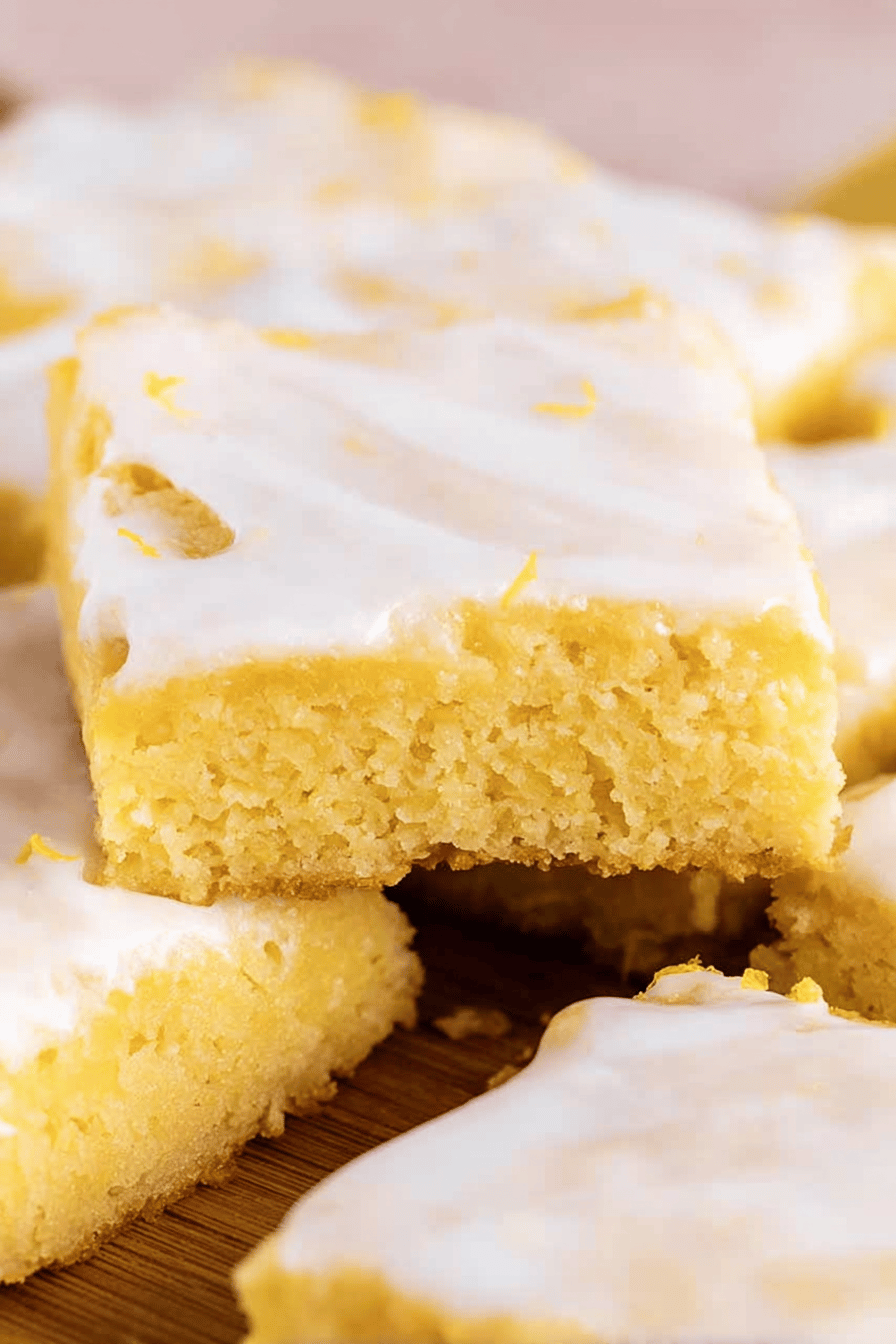 Zesty Lemon Brownies for Spring and Summer