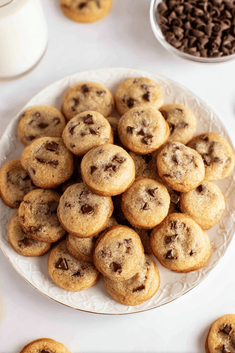 Bite-Sized Chocolate Chip Cookie Delights