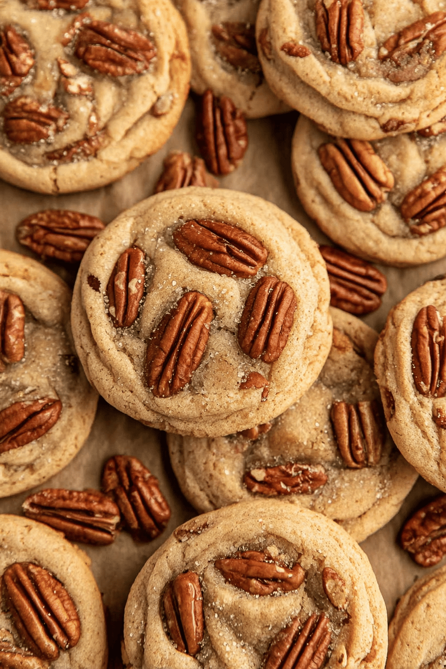Buttery Brown Sugar Pecan Cookies