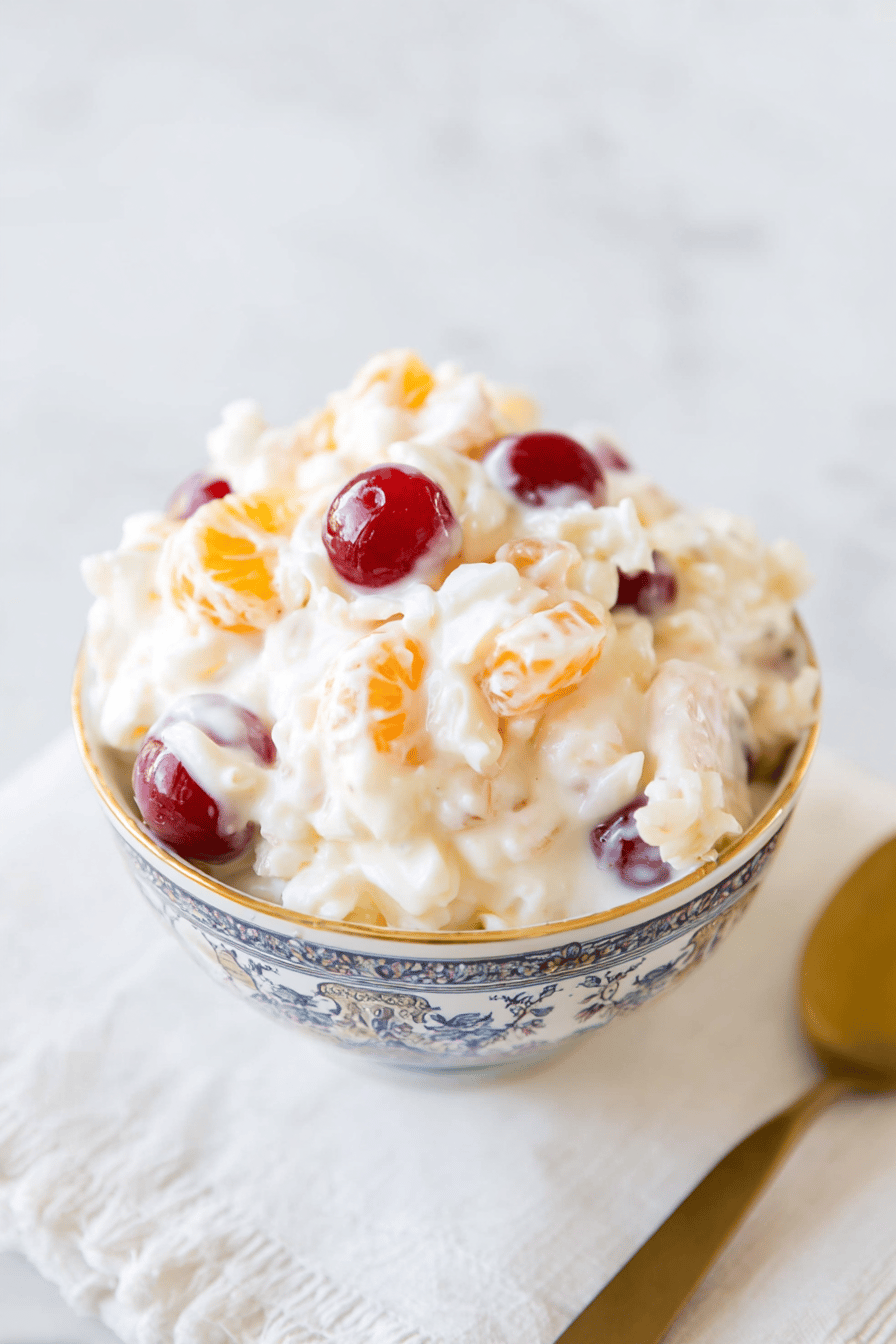 Creamy Vintage Five Cup Fruit Salad