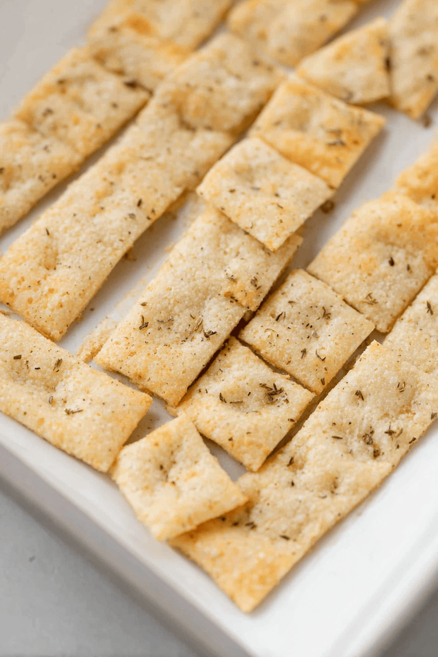 Crispy Four-Ingredient Sourdough Discard Crackers
