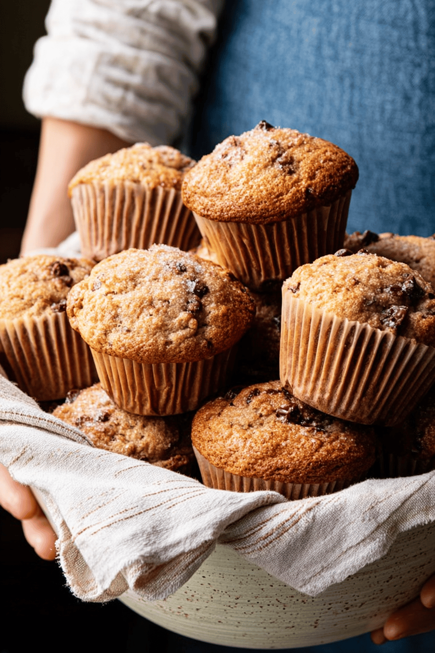 Easy Banana Chocolate Chip Muffins
