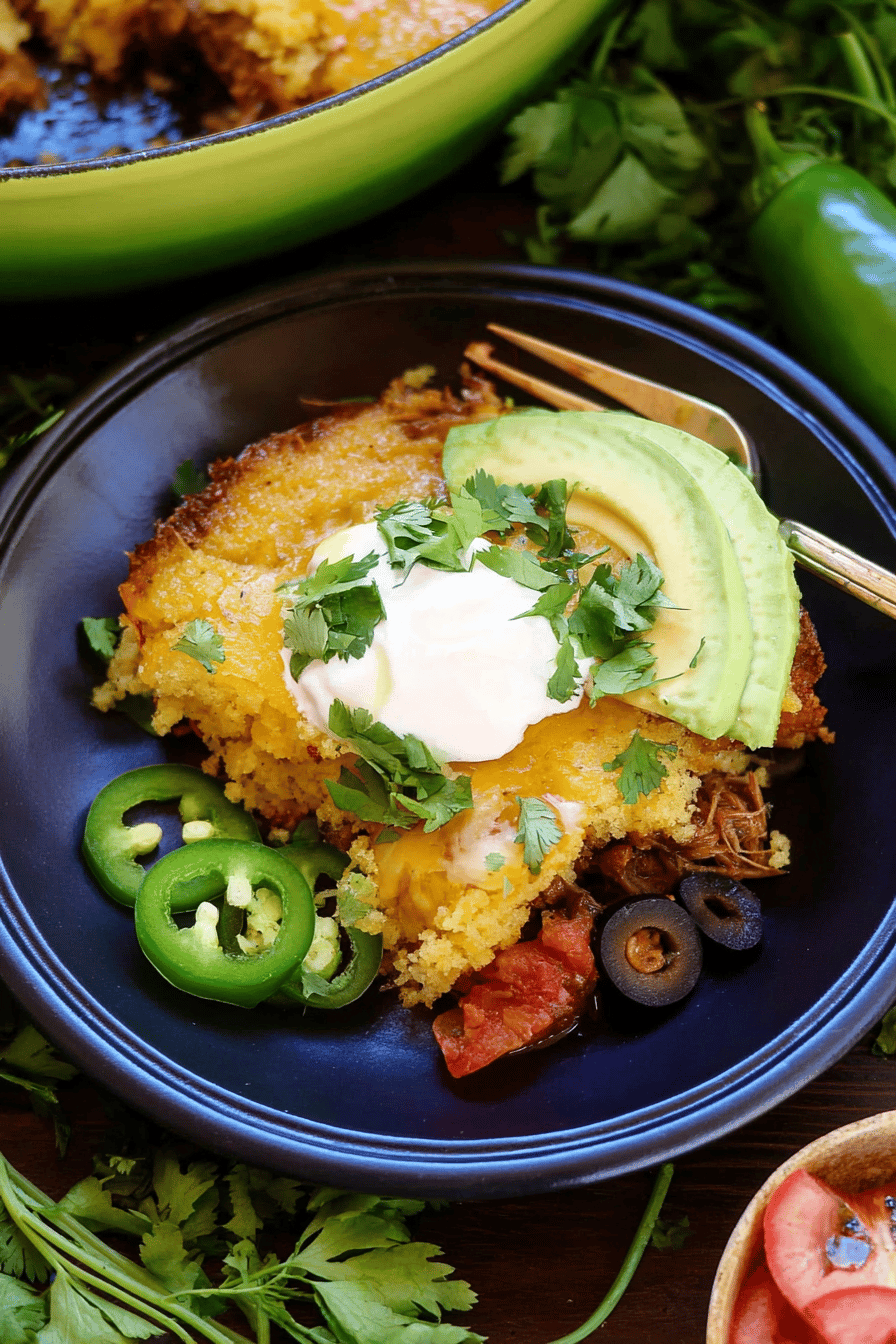 Easy Carnitas Tamale Pie for Busy Nights