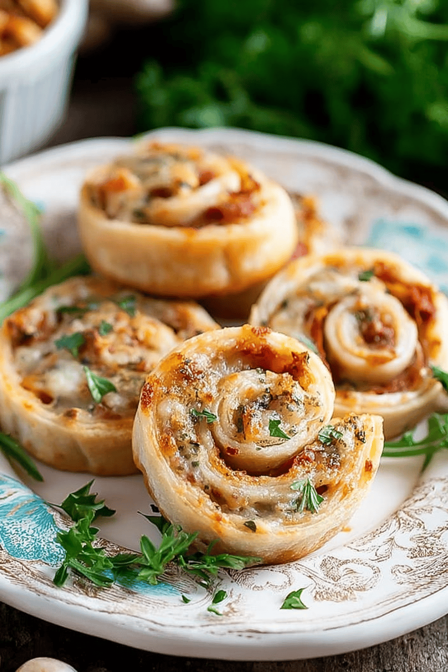 Easy Cheesy Italian Pinwheel Appetizers