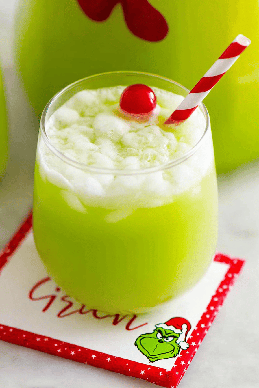 Grinch Punch Holiday Party Drink