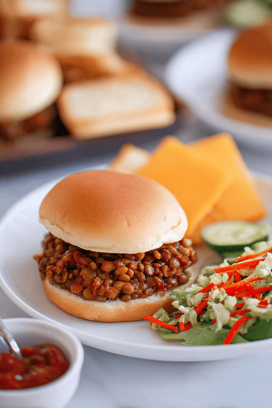 Hearty Lentil Sloppy Joes for Busy Nights