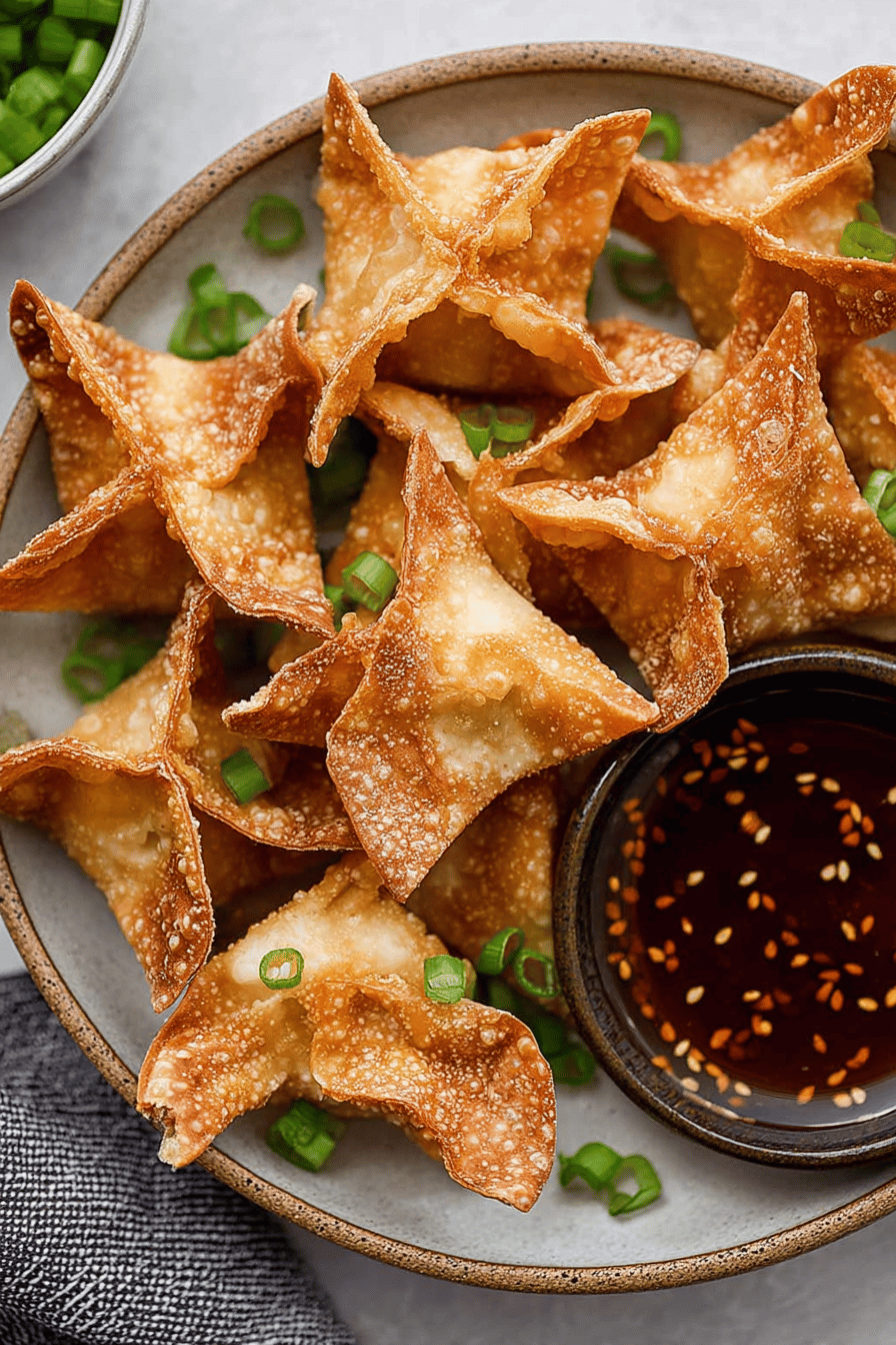 Homemade Crab Rangoon Delight