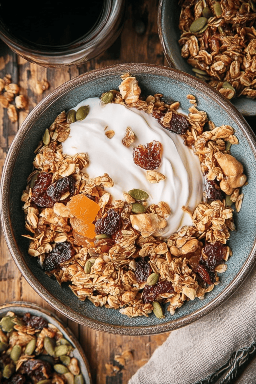 Homemade Granola for Snacks Breakfast and Gifts