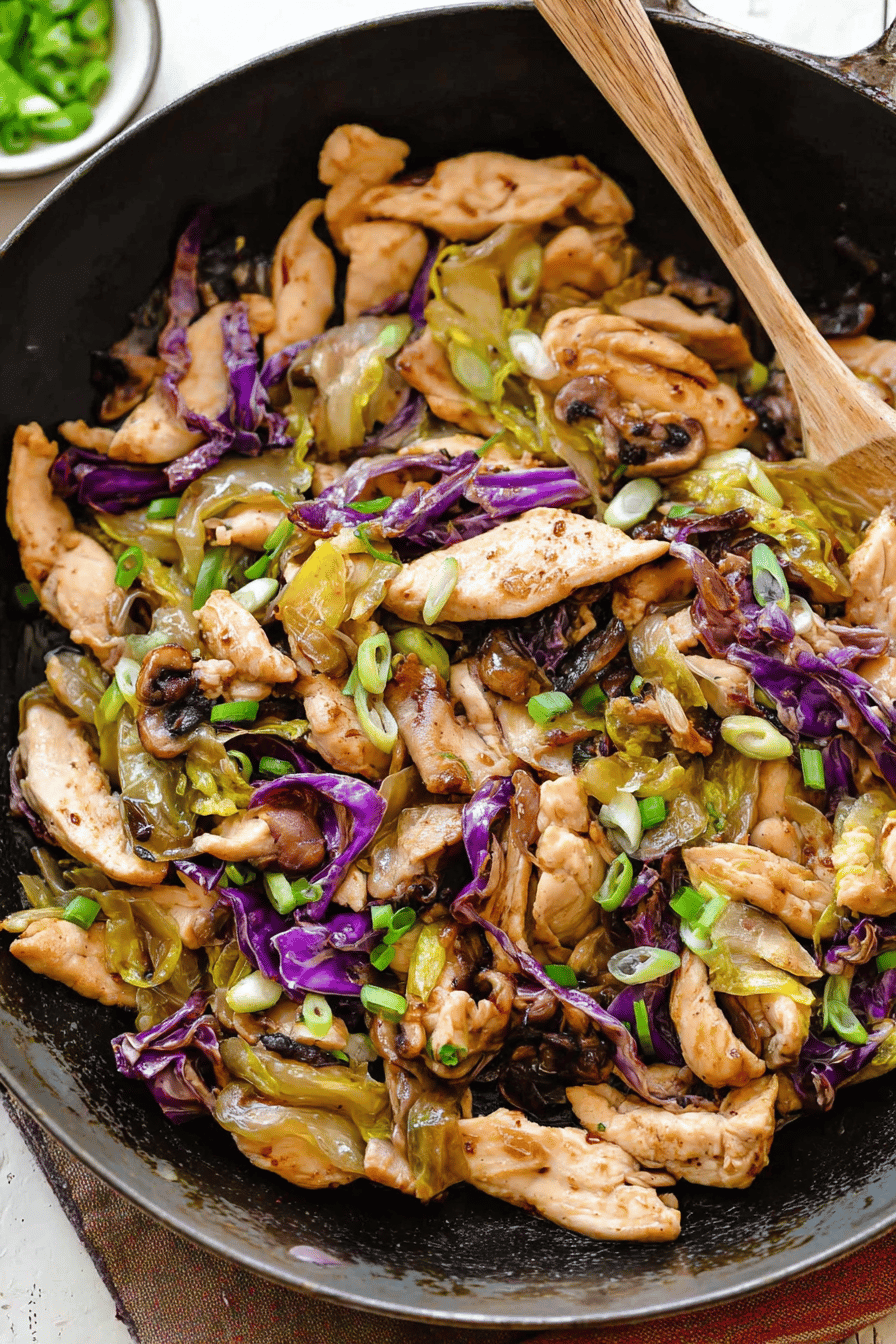 Homemade Moo Shu Chicken Delight