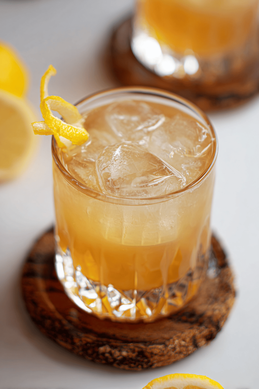 Honey Bourbon Gold Rush Cocktail Delight