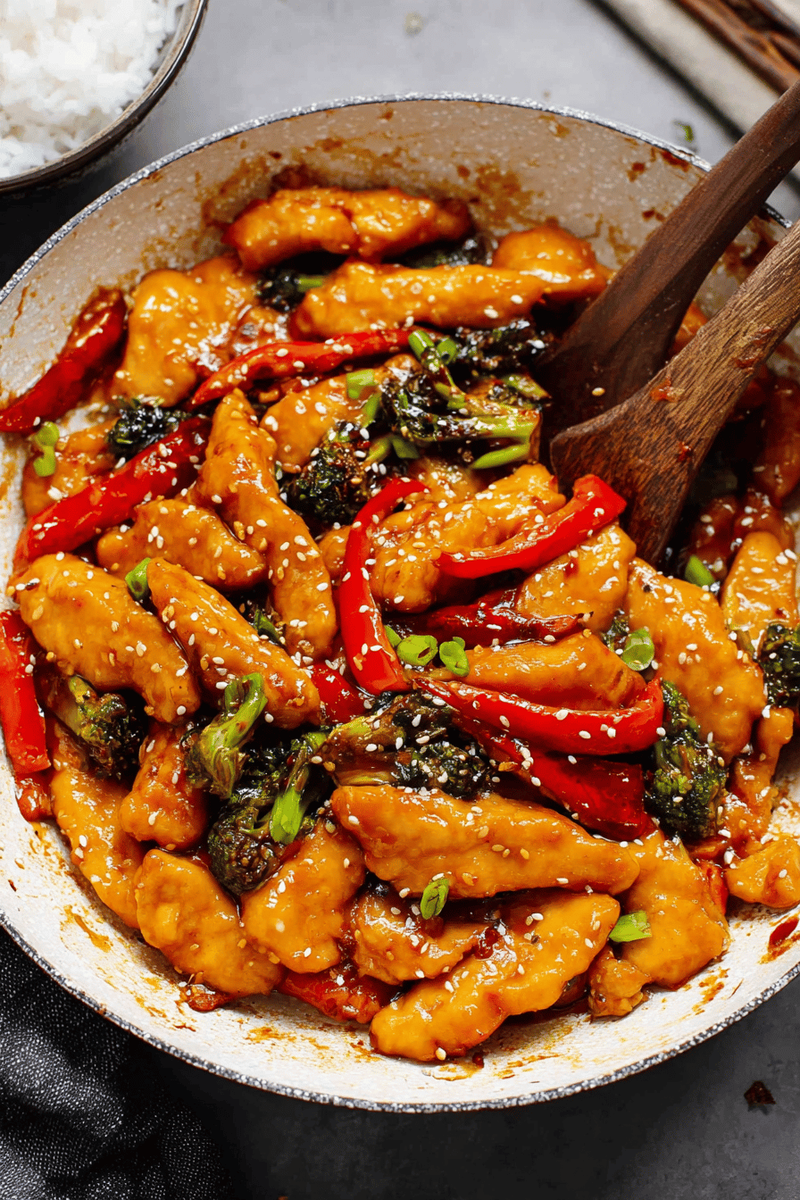 Hunan Chicken: Quick Spicy Homemade Takeout