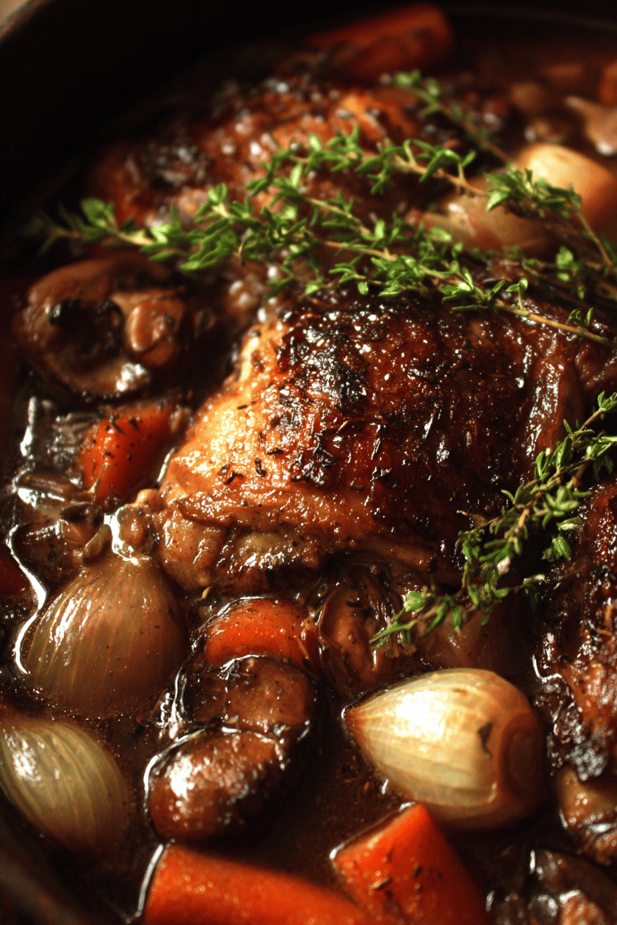 Julia Child’s Coq au Vin: Timeless French Comfort